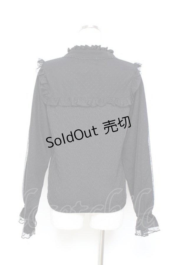 画像2: axes femme / ボウタイビスチェ風トップス F 黒 Y-25-11-05-072-AX-TO-SZ-ZY (2)