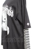 画像3: TRAVAS TOKYO / Punkish bear layered border L/S Tee/レイヤードボーダーくまプリントロングスリーブカットソー F ブラック Y-25-11-05-082-PU-TO-SZ-ZS (3)