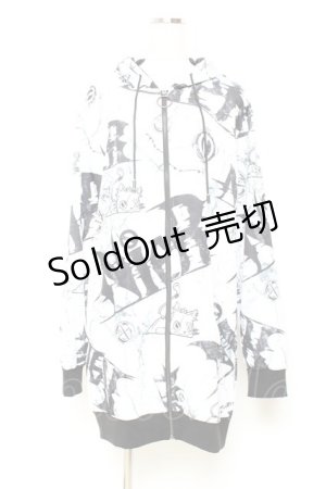 画像: NieR Clothing / LONG LENGTH ZIP OUTER F 白/ミケ Y-25-11-05-085-PU-TO-SZ-ZY