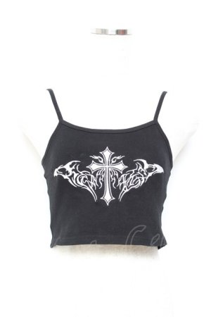 画像: REFLEM / クロップドキャミソール F ブラック Y-25-11-05-090-PU-TO-SZ-ZY