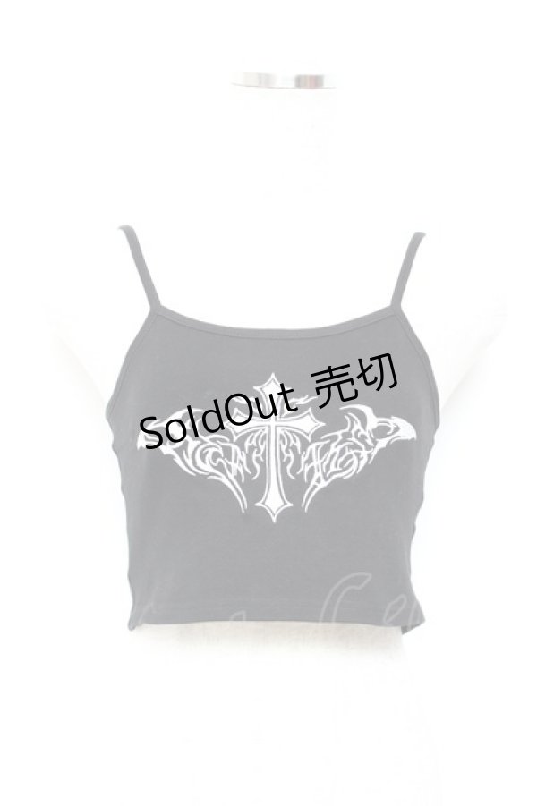 画像1: REFLEM / クロップドキャミソール F ブラック Y-25-11-05-090-PU-TO-SZ-ZY (1)