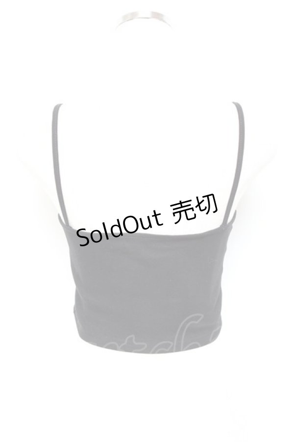 画像2: REFLEM / クロップドキャミソール F ブラック Y-25-11-05-090-PU-TO-SZ-ZY (2)