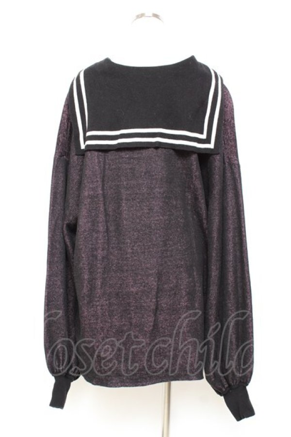 画像2: TRAVAS TOKYO / Furry bear sailor collar knit プルオーバー F ピンク Y-25-11-05-093-PU-TO-SZ-ZS (2)