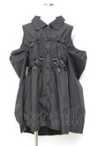 画像1: DearMyLoveRose / オープンショルダーリボンチュニック M 黒 Y-25-11-05-094-EL-OP-SZ-ZY (1)