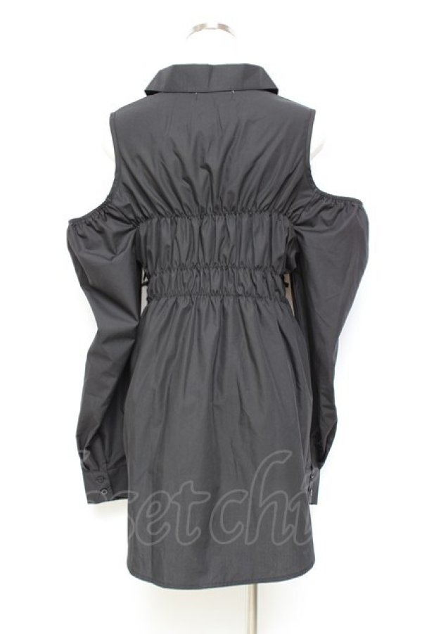 画像3: DearMyLoveRose / オープンショルダーリボンチュニック M 黒 Y-25-11-05-094-EL-OP-SZ-ZY (3)