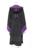 画像2: Ozz oneste / チャイナボタンロングカーディガン  黒×紫 Y-25-11-05-095-OO-TO-SZ-OS (2)