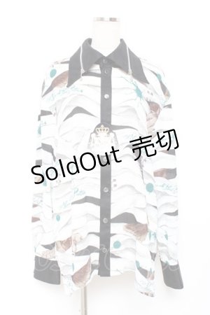 画像: ALICE and the PIRATES / Wolf the ripper BIGシャツ  グリーン Y-25-11-05-096-PA-BL-SZ-ZY