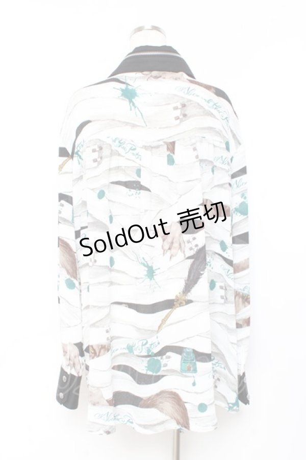 画像2: ALICE and the PIRATES / Wolf the ripper BIGシャツ  グリーン Y-25-11-05-096-PA-BL-SZ-ZY (2)