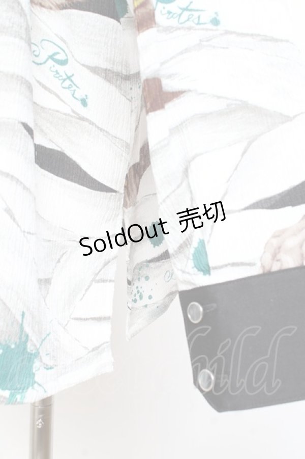 画像4: ALICE and the PIRATES / Wolf the ripper BIGシャツ  グリーン Y-25-11-05-096-PA-BL-SZ-ZY (4)