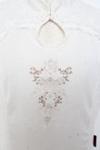 画像4: Ozz oneste / レース切替刺繍入りパフスリーブトップス  白 Y-25-11-05-099-OO-TO-SZ-OS (4)