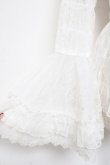 画像3: ATELIER PIERROT / Shirring Princess Sleeve Blouse-Lace-  白 Y-25-11-05-102-EL-BL-SZ-ZY (3)