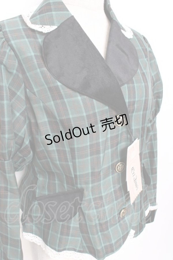 画像4: Eri Aino's collaboration / シャーロットの水曜日 ジャケット LL 緑 Y-25-11-05-104-LO-JA-SZ-ZY (4)