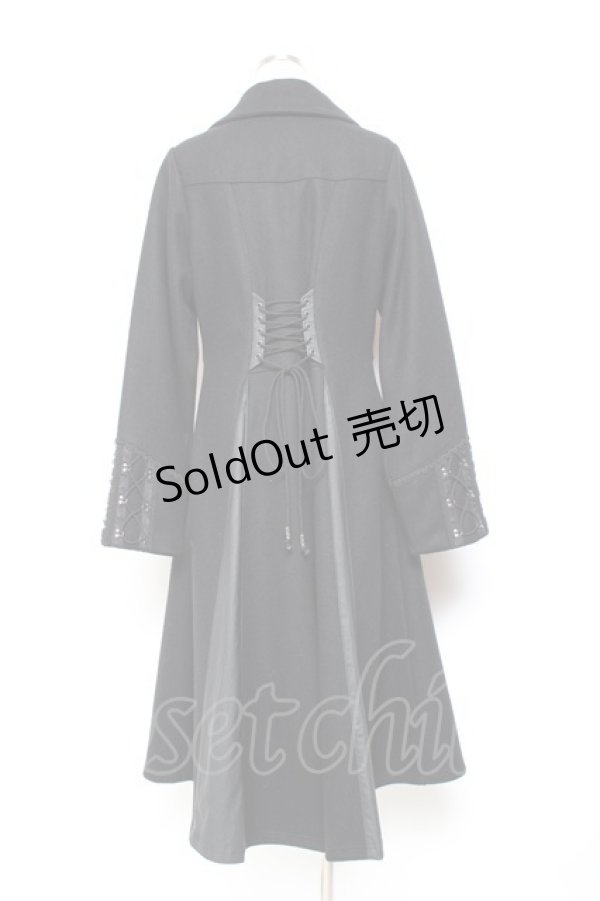 画像6: Ozz oneste / Dark Wizard ケープコート  黒×グリーン Y-25-11-05-105-OO-CO-SZ-ZY (6)