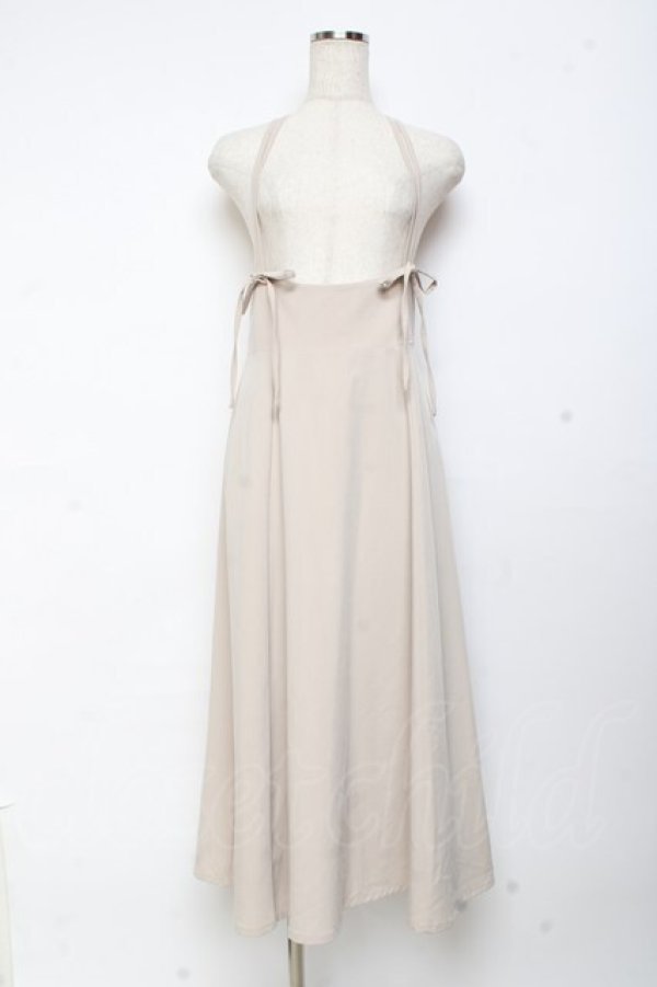 画像1: Ank Rouge / クロスキャミジャンパースカート M ベージュ Y-25-11-05-112-CA-OP-SZ-ZY (1)