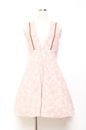 画像: axes femme / 柄入りチェックジャンスカ M ピンク Y-25-11-05-119-AX-OP-SZ-ZY