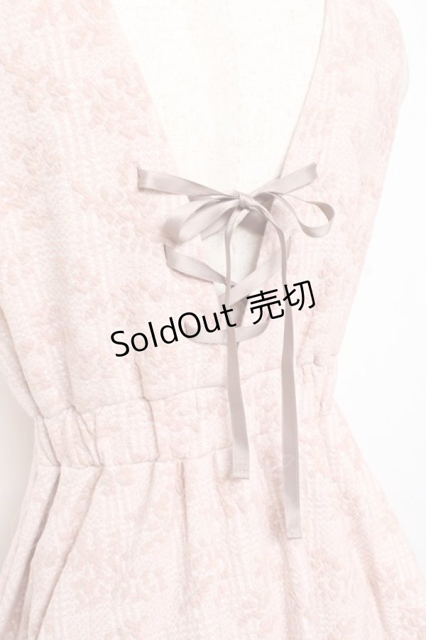 画像3: axes femme / 柄入りチェックジャンスカ M ピンク Y-25-11-05-119-AX-OP-SZ-ZY (3)