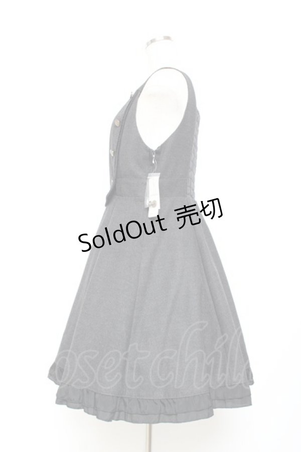 画像2: axes femme / ベスト重ね風ジャンドレ M グレー Y-25-11-05-120-AX-OP-SZ-ZY (2)