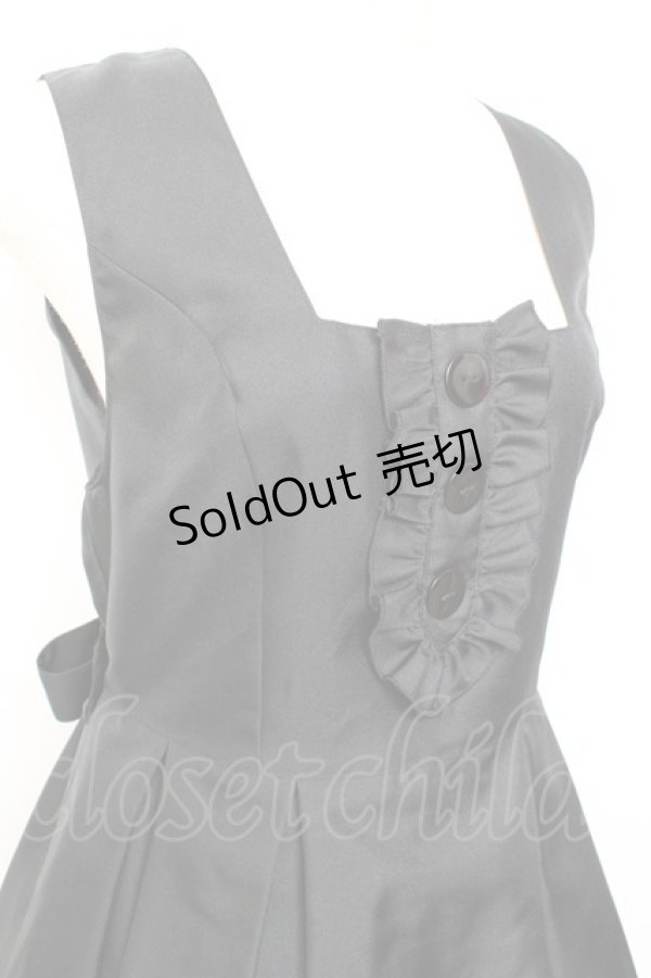 画像3: Physical Drop / 前釦タックジャンパースカート  黒 Y-25-11-05-131-LO-OP-SZ-ZY (3)