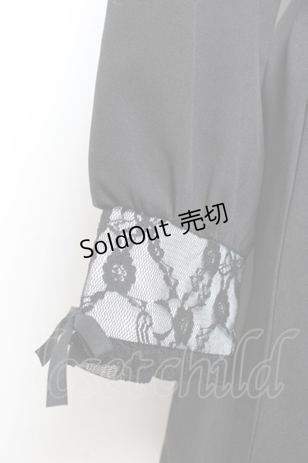 画像4: DearMyLove / レース重ねハートバックルベルトワンピース L 黒 Y-25-11-05-132-EL-OP-SZ-ZY (4)