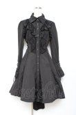 画像1: Ozz oneste / レースフリルシャツワンピース  黒 Y-25-11-05-137-OO-JA-SZ-ZY (1)