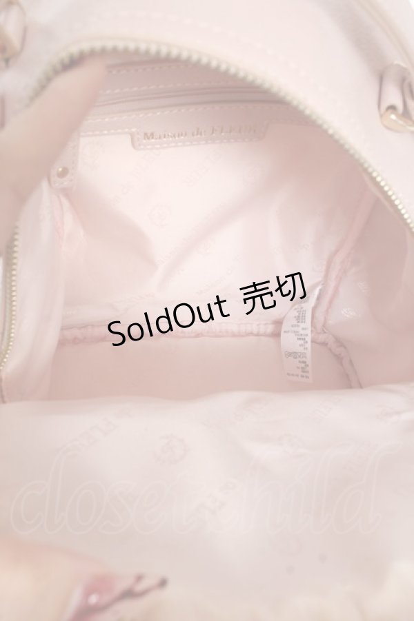 画像3: Maison de FLEUR / リボンMリュック F ピンク Y-25-11-05-022-LO-BG-SZ-ZY (3)