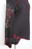 画像3: Ozz oneste / 和刺繍チャイナボタントップス  黒 Y-25-11-05-142-OO-TO-SZ-ZY (3)