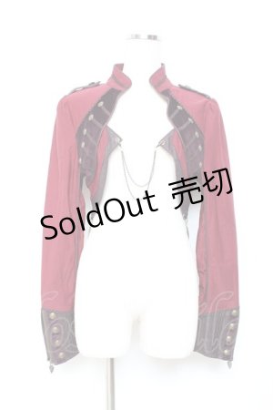 画像: Ozz oneste / ナポレオン風ショートジャケット  赤 Y-25-11-05-146-OO-JA-SZ-ZY