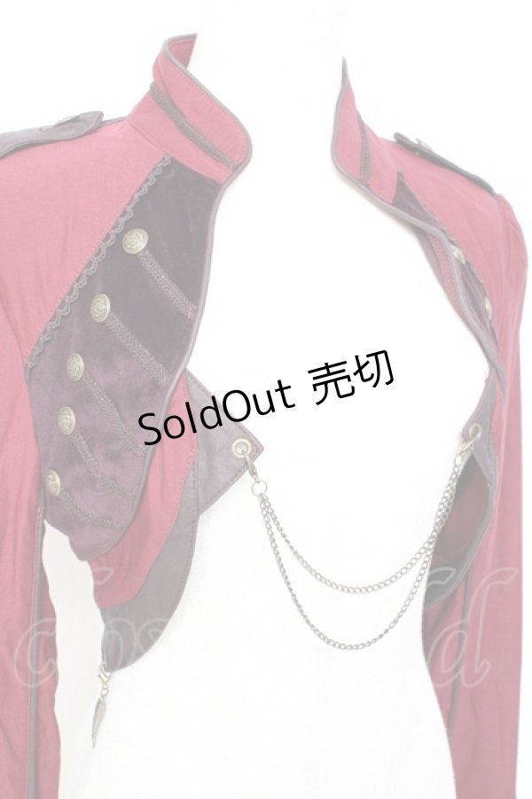 画像4: Ozz oneste / ナポレオン風ショートジャケット  赤 Y-25-11-05-146-OO-JA-SZ-ZY (4)