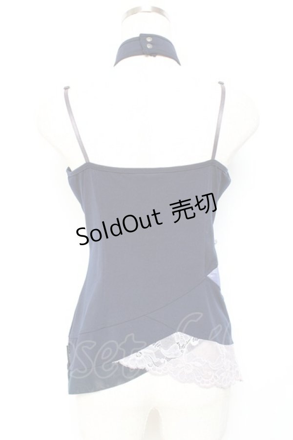 画像5: Ozz oneste / ホルターキャミ+ボレロ  青 Y-25-11-05-147-OO-TO-SZ-ZY (5)