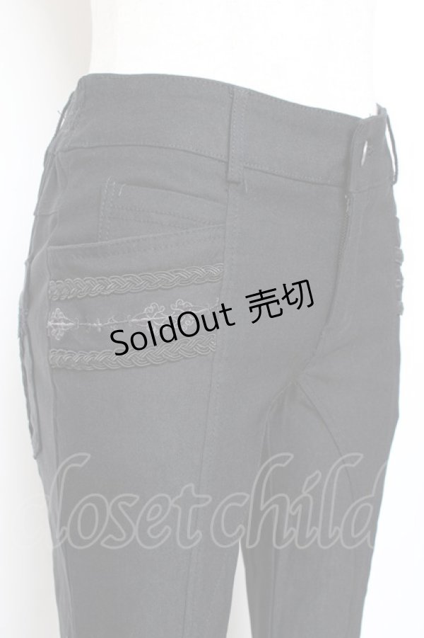 画像3: Rozen Kavalier / ポケットブレード入り七分丈パンツ  黒 Y-25-11-05-150-OO-PA-SZ-ZY (3)