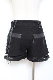画像3: Ozz Croce / チェーン付きショートパンツ  黒 Y-25-11-05-152-OO-PA-SZ-ZY (3)