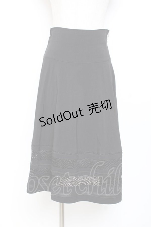 画像5: Ozz Croce / オーバースカート付きスカート  黒 Y-25-11-05-154-OO-SK-SZ-ZY (5)