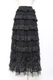 画像2: axes femme / チュールティアードスカート F 黒 Y-25-11-05-160-AX-SK-SZ-ZY (2)