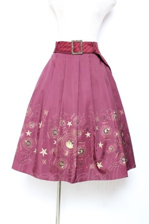 画像: axes femme / ハリー・ポッター/ベルト付スカート F ワイン Y-25-11-05-168-AX-SK-SZ-ZY