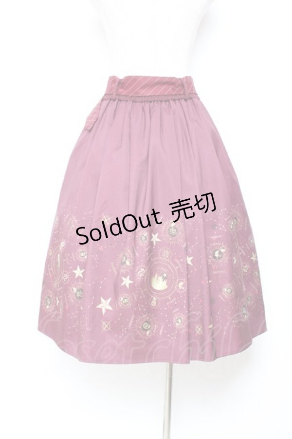 画像2: axes femme / ハリー・ポッター/ベルト付スカート F ワイン Y-25-11-05-168-AX-SK-SZ-ZY (2)