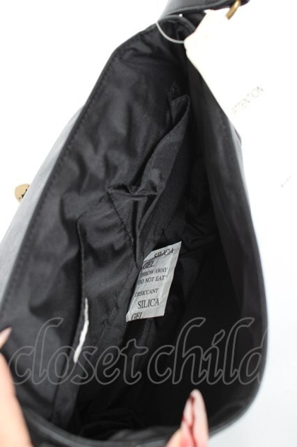 画像4: axes femme / お花付きショルダーバッグ  黒 Y-25-11-05-025-AX-BG-SZ-ZT273 (4)