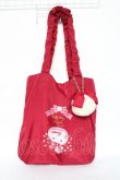 画像1: m petit by misako / サンリオキャラクターズコラボ ハローキティ トートバッグ  濃赤 Y-25-11-05-028-LO-BG-SZ-ZY (1)