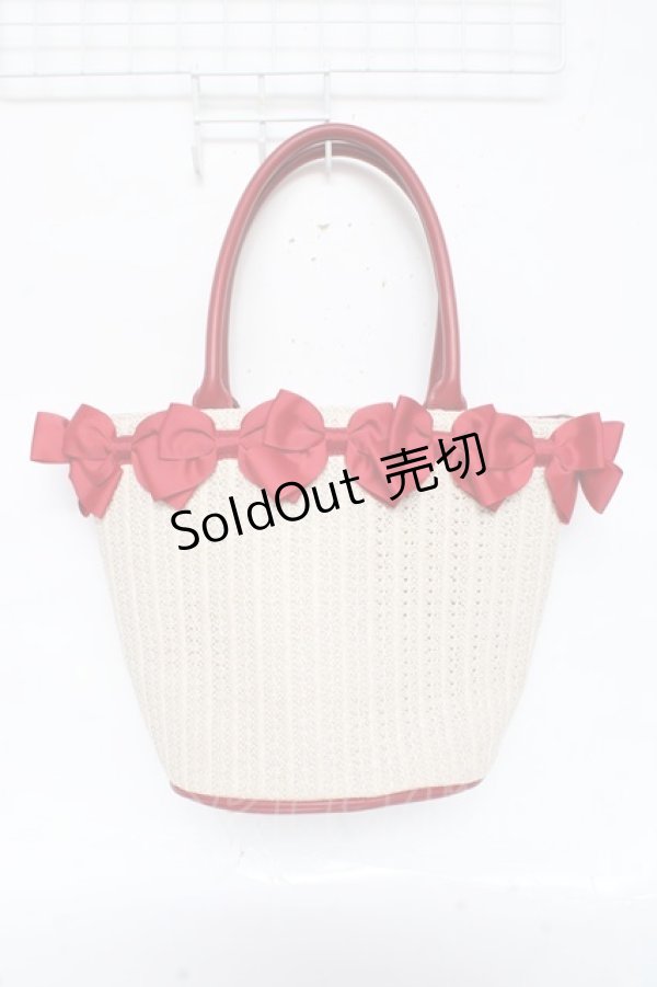 画像2: m petit by misako / バッグ  濃赤 Y-25-11-05-029-LO-BG-SZ-ZY (2)