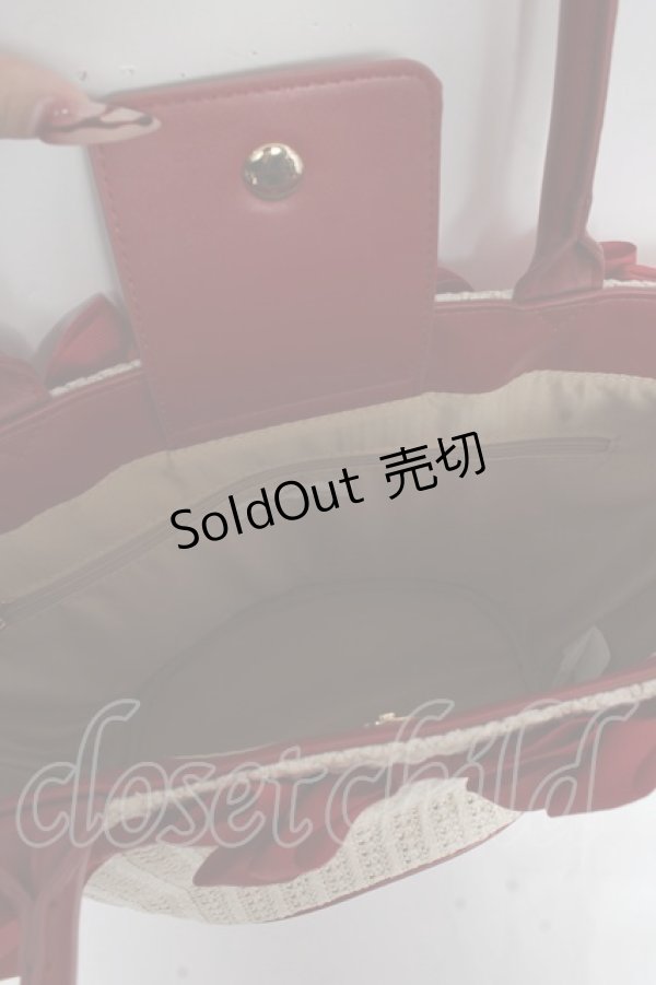 画像3: m petit by misako / バッグ  濃赤 Y-25-11-05-029-LO-BG-SZ-ZY (3)