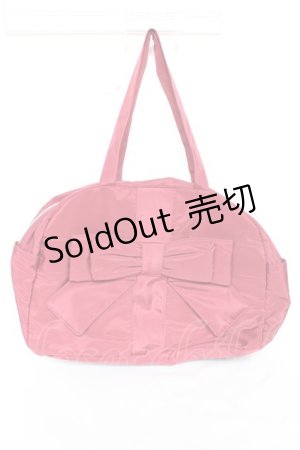 画像: m petit by misako / AMリボンヅカイボストンバッグ  中赤 Y-25-11-05-032-LO-BG-SZ-ZY