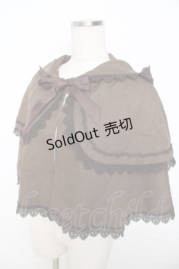 画像3: Innocent World / 3WAYケープ  ブラウン Y-25-11-06-051-IW-JA-SZ-ZY (3)