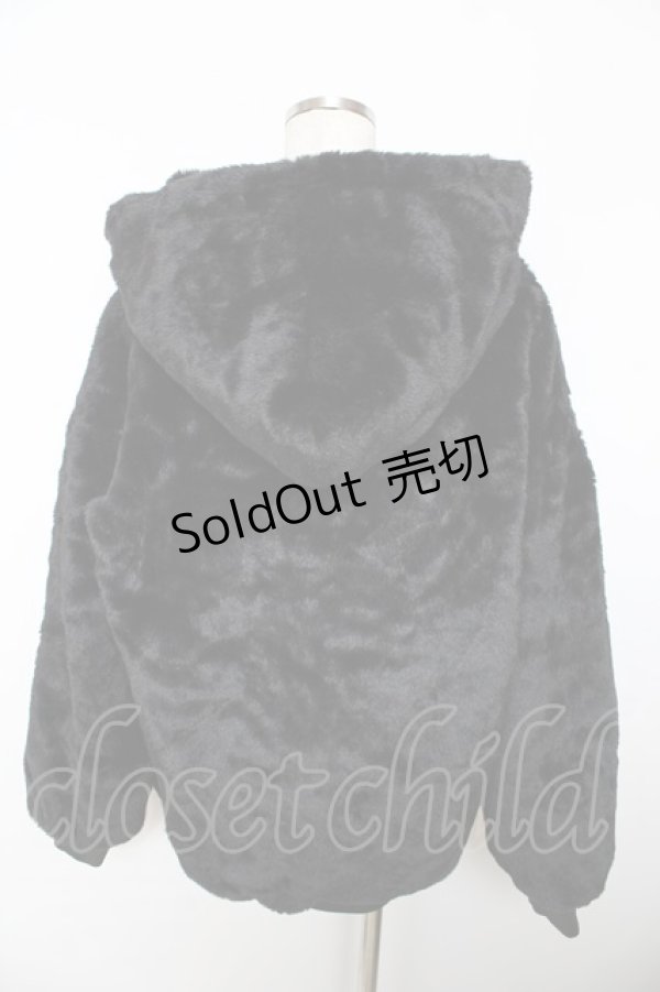 画像2: axes femme / ファーパーカー  黒 Y-25-11-06-053-AX-CO-AS-ZY (2)