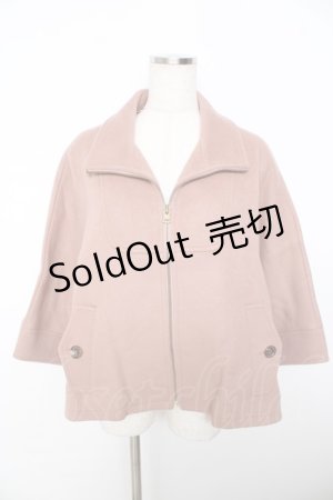 画像: Jane Marple / COATジップショートコート  ピンク Y-25-11-06-054-JM-CO-AS-ZY