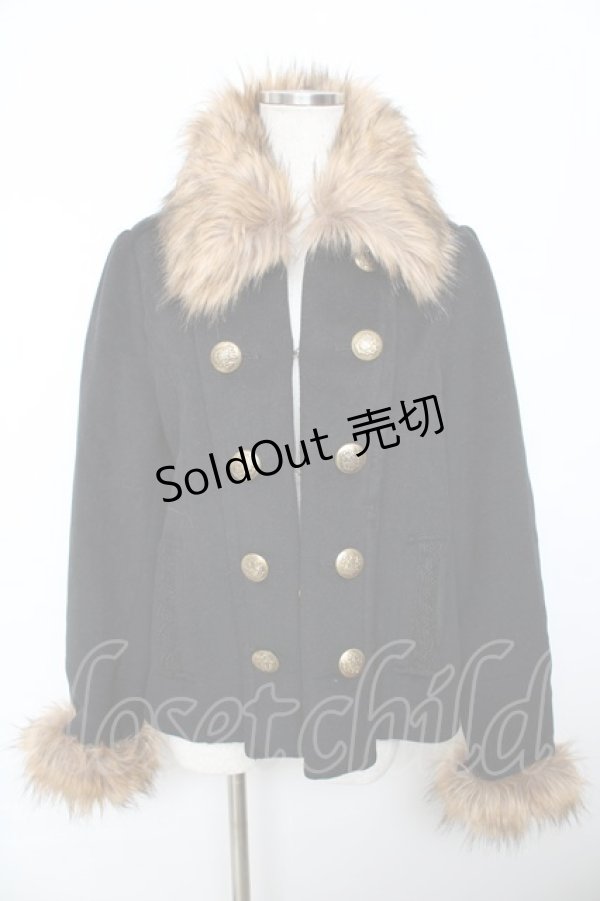 画像1: axes femme / ナポレオンコート M 黒 Y-25-11-06-056-AX-CO-SZ-ZY (1)