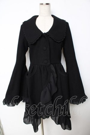 画像: ATELIER PIERROT / 姫袖コート  黒 Y-25-11-06-059-EL-CO-AS-ZY