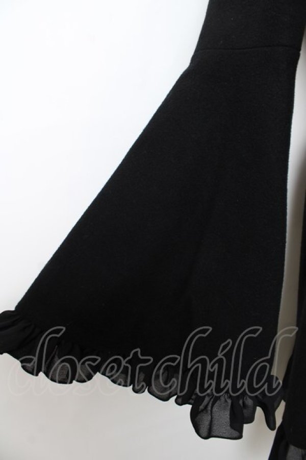 画像4: ATELIER PIERROT / 姫袖コート  黒 Y-25-11-06-059-EL-CO-AS-ZY (4)