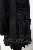 画像4: ATELIER PIERROT / Lunar Lattice Coat -Princess Sleeves-  黒 Y-25-11-06-060-EL-CO-SZ-ZY (4)