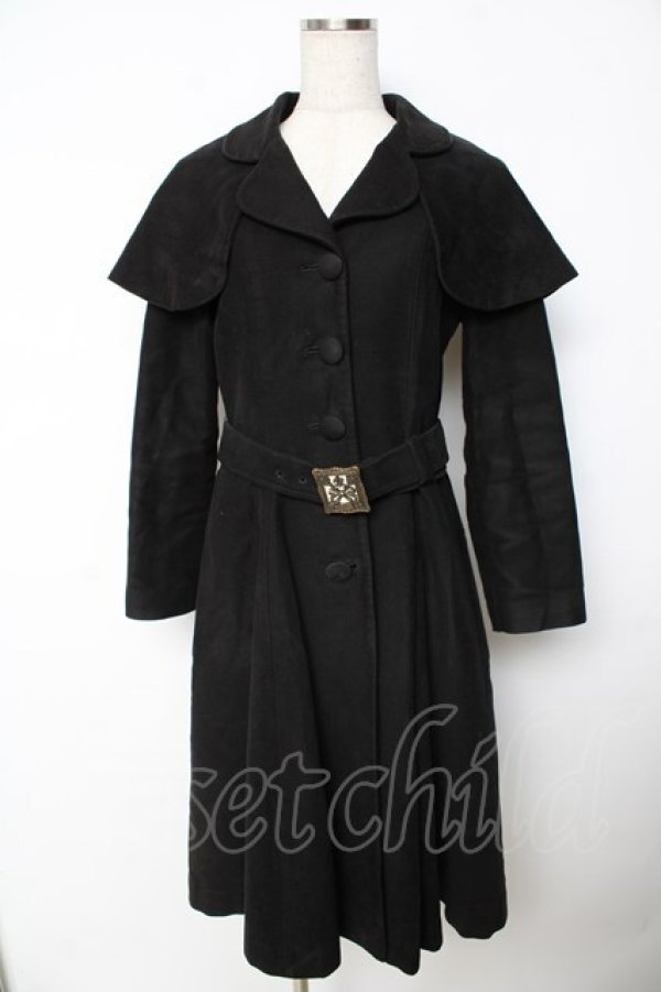 画像1: Juliette et Justine / ル ソワール ドゥ ダームコート I グラフィット(黒) Y-25-11-06-061-CL-CO-SZ-ZY (1)