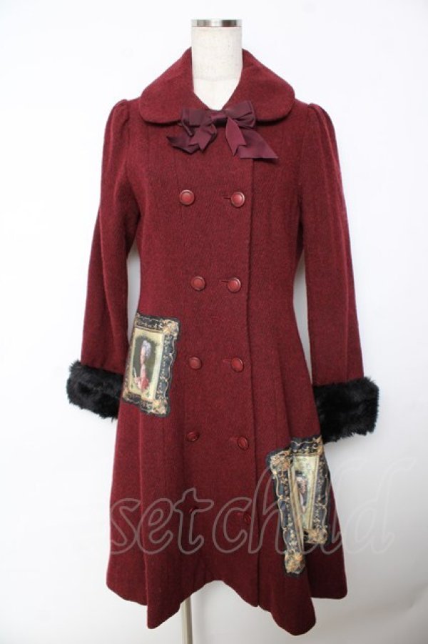 画像1: Innocent World / 廃墟の中のポートレートコート M ワイン Y-25-11-06-063-IW-CO-SZ-ZY (1)