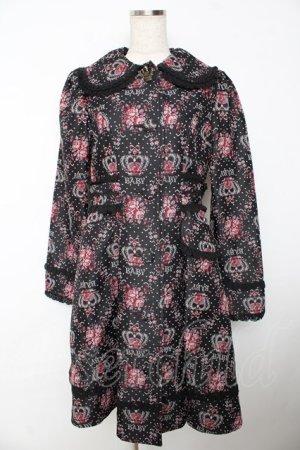 画像: BABY,THE STARS SHINE BRIGHT / 王冠ゴブランコート  黒 Y-25-11-06-064-BA-CO-SZ-ZY